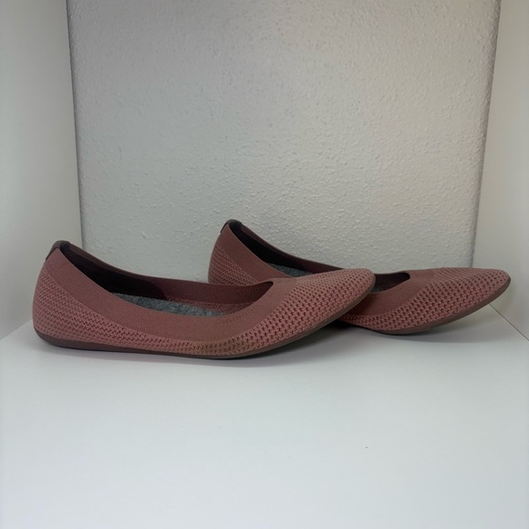 Allbirds Tree Breezers Knit Ballet Flats Women's Size 9 Harvest Rose Mauve Pink - Picture 4 of 8